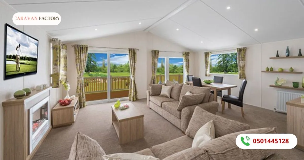 تصميم كرفان من الداخل