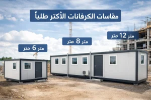 مقاسات الكرفانات 