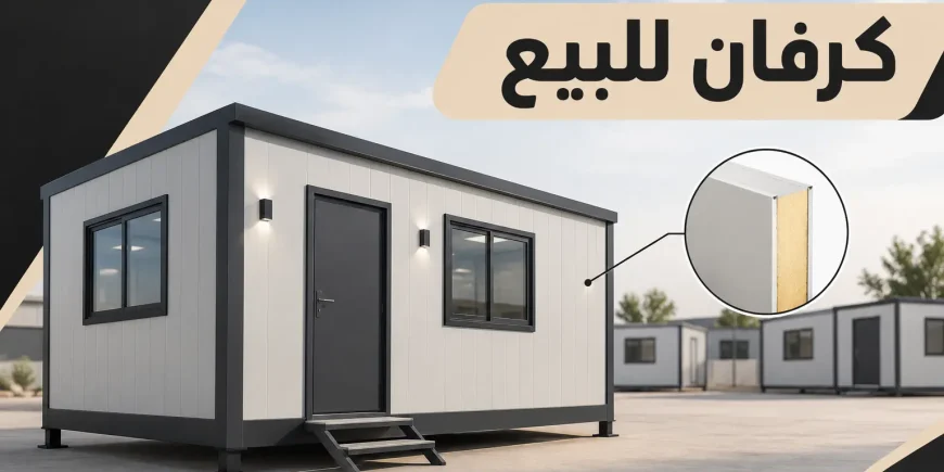 كرفان للبيع في السعودية | كرفانات جاهزة من المصنع مباشرة